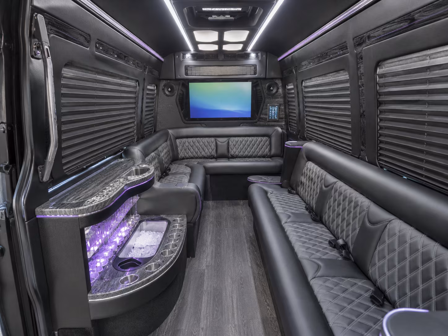 citrus heights party bus interior